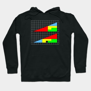 geometric illusion // the missing square Hoodie